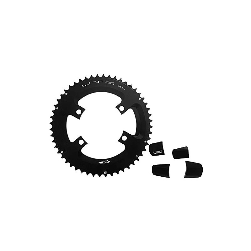 Miche Unisex's Ultegra/105 11 Speed Chainring, Black, 53t