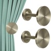 KOLAKO Curtain Holdbacks, Metal Curtain Tie Backs Hooks Antique Brass