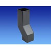Wavin OSMA 4T838 Black Pipe Wall Offset for 61mm Square