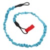 2Pcs Kayak Paddle Leash Nylon Rubber Corrosion Resistant Stretchable Anti