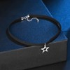 MICMIF 925 Sterling Silver Necklace Women's Choker Star Pendant with