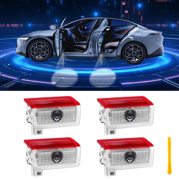 Car Door Lights Logo Projector Puddle Lights Compatible with A