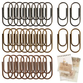 Paper Clips, Small Clips, Small Clips, Cute Office Supplies, Easy to Use, Not Easy to Deform, Suitable for Notepads, Documents, Documents, Books and Other Household, Office, School Stationery Supplies