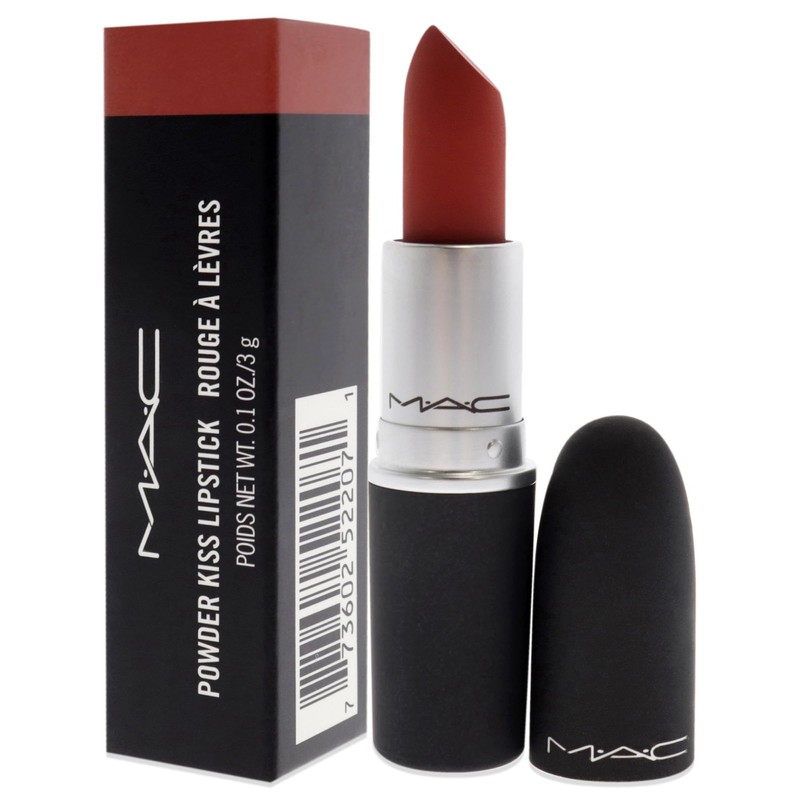 MAC Powder Kiss Lipstick # Devoted To Chili 3g (x1)
