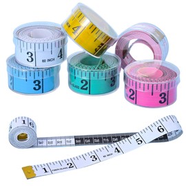 3 Pieces 150Cm PVC Tape Measure Set Double Sided Metric Imperial Tape Measure Portable Tape Measure For Architects Engineers Contractors Teachers Students Seamstresses Tailors Craftspeople Artists