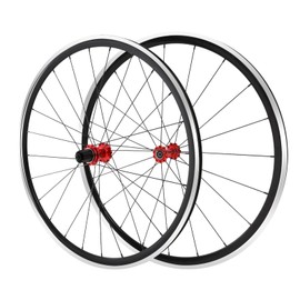 CUBELLIN 700C Front and Rear Wheelset Aluminium Alloy Road Bike Wheelset C/V Brake Quick Release Road Bike Wheel Pair Fit 7-12 Speed Wheels