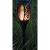 FHS Solar Garden Torch with 72 LED Flame Effect, Plastic,