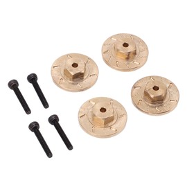 VGEBY RC Brass Hex Hub Adapter, RC Brass Wheel Weights Hex Adapter for Kyosho for Mini Z for Wrangler 1/18 1/24 RC Car Accessories Model Car Accessories Kyosho Mini Z 4X4