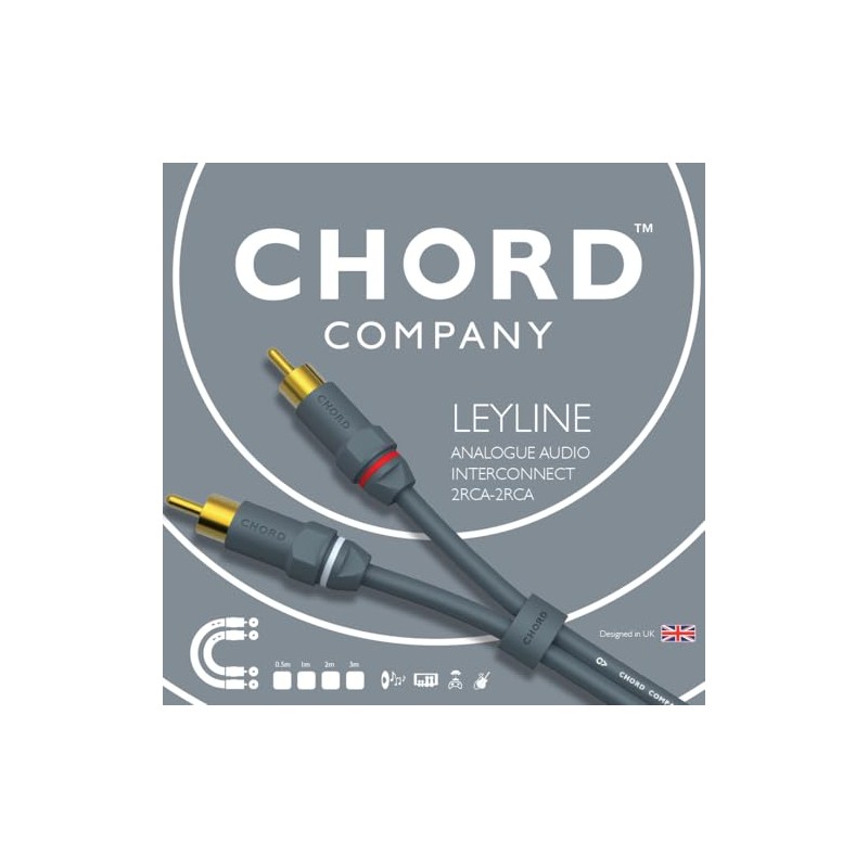 Chord Leyline Analogue RCA Interconnect (Pair) (0.5m)