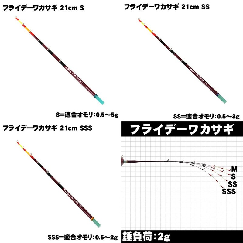Friday Wakasagi Refill Tip 8.3 inches (21 cm) 1 &
