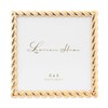 Lawrence Frames Rope Design Metal Frame, 4x4, Gold