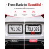 1 Pack Bling License Plate Frames for Women with Bow,