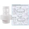 Pool Drain Connector 10184 Hose Adapter Suitable for Intex Round
