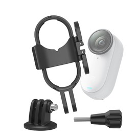 Kimyoaee Vertical and Horizontal Quick Stand Multi-Mount Adapter for Insta360 GO3 / GO3S Action Camera 360 Degree Rotation Easy Installation - Multi Mount Frame Adapter