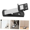 LALAFINA Invisible Door Stopper Magenetic Door Stopper Magnetic Doorstop Black