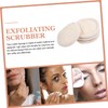 Baluue 4pcs Loofah Facial Wash Pads Gentle Exfoliating Scrubbers for
