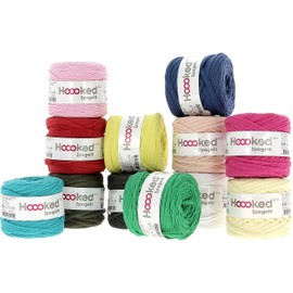 Hoooked Baby Zpagetti Yarn Set 12/Skeins, Printmix