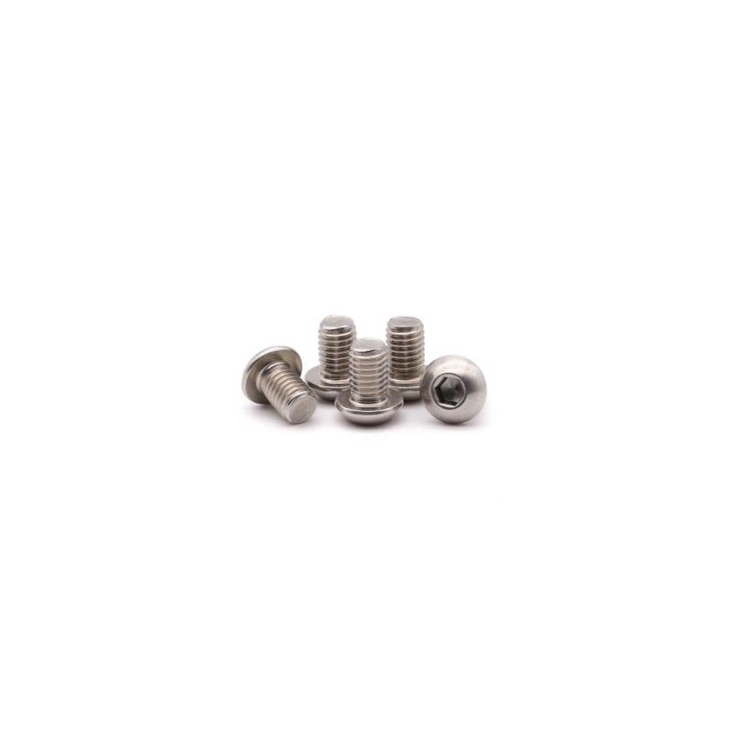 RoyceMart M8 x 10 mm (20 Pack) Hex Socket Button