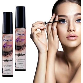 GAERO GLOBAL SOLUTION Rimel Mascara para Pestañas Prose Profession by Gaero Shop  Kit de 2 Piezas 13 Gr Cada Una  4 en uno  Color Negro  Formula