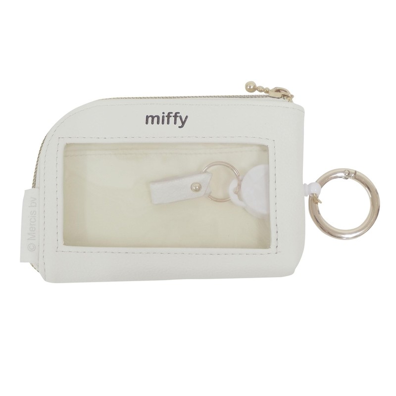 Nicot miffy Smart Key Pouch with Reel (White) Character /