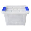 Alica Caja Organizadora De Plástico Transparente 6 L Con Tapa