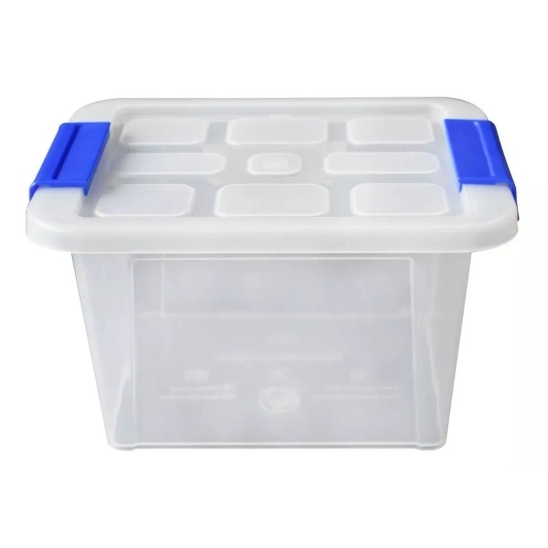 Alica Caja Organizadora De Plástico Transparente 6 L Con Tapa
