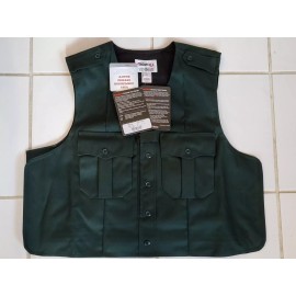Elbeco Body Shield External Vest Carrier V3117B SMALL - Long, Spruce Green, New