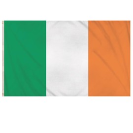 3ft x 5ft Ireland Flag - 91cm x 152cm St Patricks Day Flag, Football World Cup, Euros, 6 Nations, Rugby, Olympics, Cricket, Double Stitched Seams, Flags 5ft x 3ft with Eyelets