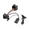 KACEPAR Bluetooth Audio AUX Cable Adapter with Microphone, 12-pin aux