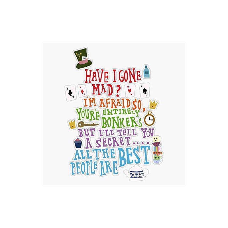 Mad Bumper Sticker Vinyl Decal 5 inches