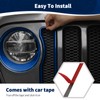 RT-TCZ for Wrangler JL Mesh Front Grille Grill Insert Headlight