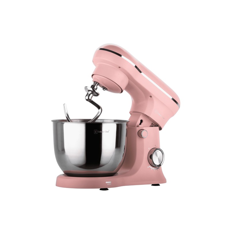 CULINARY CHEF 4.5L Retro Stand Mixer (Pink)