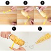 Spiral Potato Cutter,Kitchen Spiralizer for Carrot | Manual Spiral Slicing