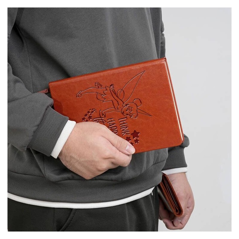 WHLBHG Tinker Bell Leather journal notebook Tinker Bell Lover Gift