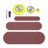 Thomletha Mini Random Orbital Air Sander Set High Speed Air
