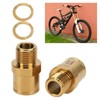 RISK Bike Pedal Extender Titanium Alloy Bicycle Pedal Extended Spindle
