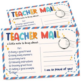 Flight Teacher Mail Letter Incentive Cards, Preschool, Elementary Teacher Mail Good Behavior Incentive Cards to Send Home