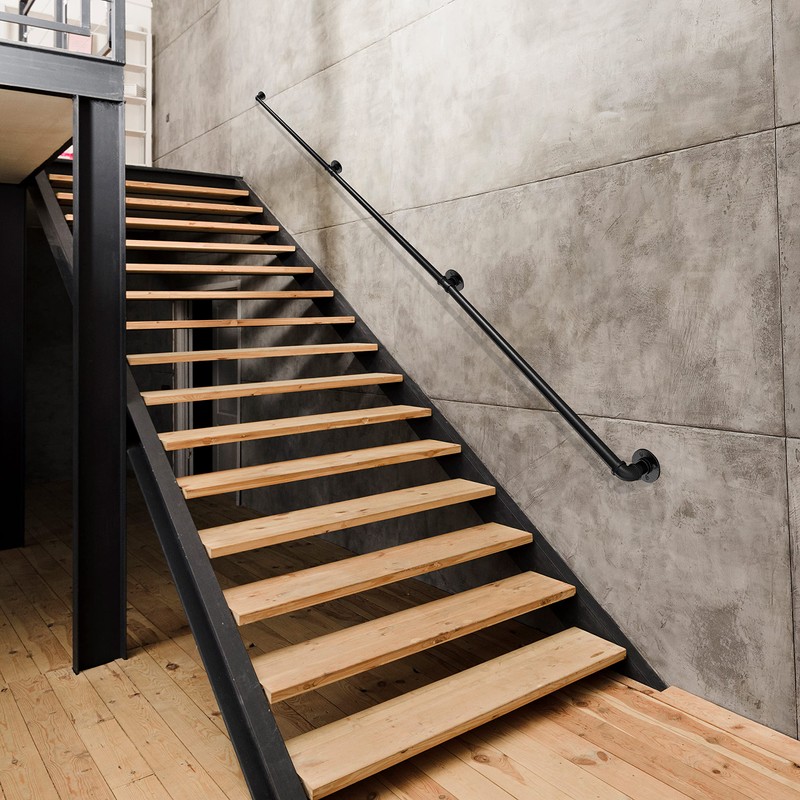 Senmit Handrail for Indoor Stairs - 16 Feet Wall Mount