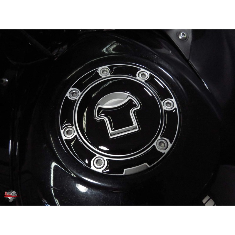 BIKE-label Tank Pad Fuel Cap Pad Black Compatible with Honda