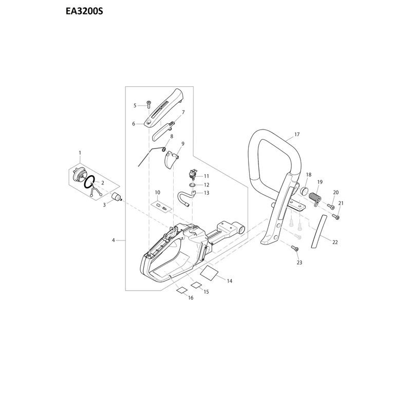 Makita 423414-0 Air Filter for Model EA3201S Chainsaws