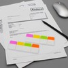 Extra Thick Tabs Flags Assorted Bright, 1 x 1.5 Inch