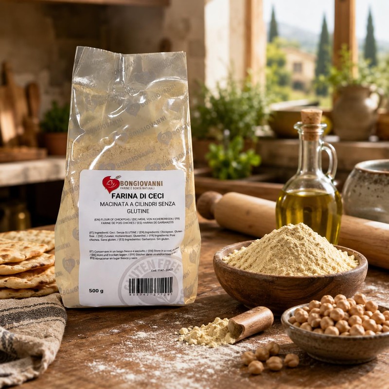 BONGIOVANNI FARINE E BONTA' NATURALI Farina di Ceci 500 g