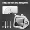 2-Pack Truck Tool Box Latch, Stainless Steel Trailer Toolbox Handle