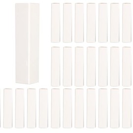 50 piezas de embalaje de brillo de labios cartón vacío 25x25x117mm caja de brillo de labios, caja de tubo de máscara larga plegable de muestra de embalaje DIY caja de almacenamiento de maquillaje (blanco)