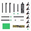 Forlogic Green Screen Backdrop Kit with Stand, 8x7.2ft Portable GreenScreen