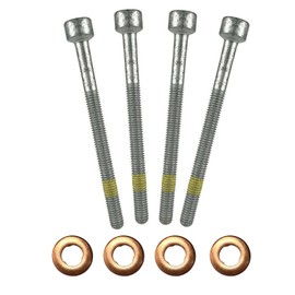 4 x Fuel Injector Seal Screw Nozzle Holder Bolt with Washer Set of 4 COMPATIBLE WITH MERCEDES Vito Sprinter A-Class A6119900122 A6110170060