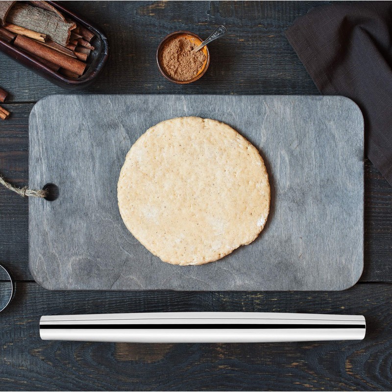 Fox Run Stainless Steel French Rolling Pin, 18" L x