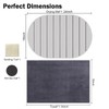 Stone Dish Drying Mat for Kitchen Counter,24"(L)×16"(W) Collapsible Fast-Drying Diatomaceous