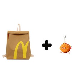 McDonalds Backpack Bag Funny Lightweight Knapsack Crossbody Shoulder Bag for Women Men:_1