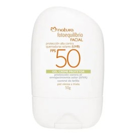 Natura Protector Solar Rostro Fps 50 Uva/uvb Piel Grasa 50g